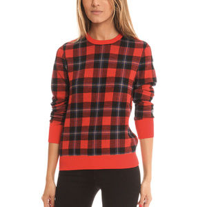 Equipment Plaid Wool Sweater